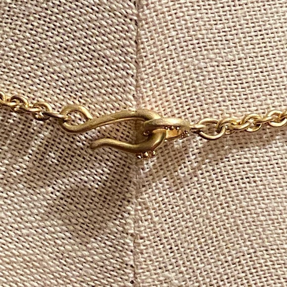 Ralph Lauren Turquoise & Gold Disk Necklace - Picture 3 of 4